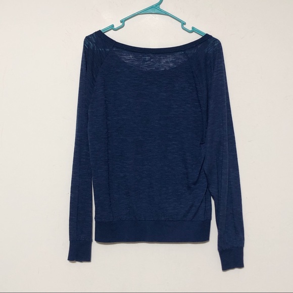 VS Pink Blue Burnout Top - Picture 5 of 9